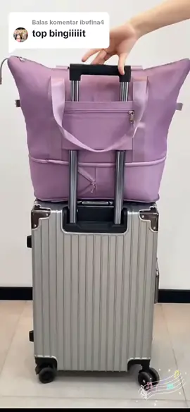 Membalas @ibufina4 tas travel ini juga gak kalah keren kak, cocok buat yang suka traveling. sudah waterproof dan muat banyak