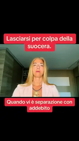Lasciarsi per colpa della suocera invadente: quando vi sono i presupposti per la separazione con addebito #avvocatomatrimonialista #avvocatodivorzista #separazione #divorzio #assegnodimantenimento #coniuge #figli #separazionegiudiziale #separazioneconsensuale #separati #divorziati #espertodirittodifamiglia #tradimento #whatsappstatus #whatsapp #casaconiugale #suocera #avvocatodivorzistanapoli 