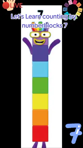 Numberblocks 7 Times table