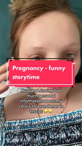 Just in case you didnt catch that, I have a short cervix 😂😂😂 the irony of this, it is now on tiktok and the whole worlds knows… Not just the tesco locals #pregnant #pregnancy #storytime #funnystories #husbandwife #funnytiktok #pregnantlife #pregnanttiktok #tescos 