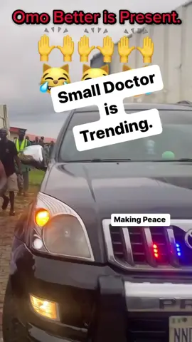 Smalldoctor making peace. Lovely. Everything went well. @SOUNDCITY AFRICA! @𝒔𝒎𝒂𝒍𝒍 𝑫𝑶𝑪𝑻𝑶𝑹 #reels #fyp #trending #videos #soundcity #mufasatundeednut 