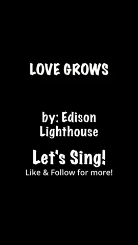 LOVE GROWS #tiktokkaraoke #foryoupage #singinggaling #singalong #gimmethemic #karaokechallenge #foryoufeed #singalongkangkong #karaokewithlyricsandvoice #videokesongs #longervideos 