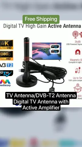 #tv #dvb-t2 #digital #antenna Dvb-t2 antenna for Mediacorps TV Channels 