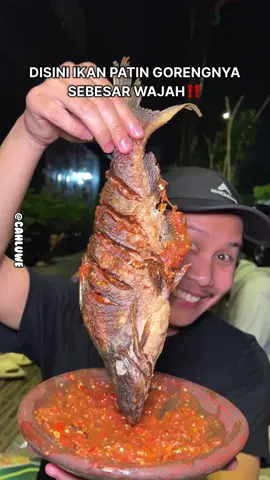 Ukuran Ikan Patin Goreng Disini Hampir Sebesar Wajah ! #kuliner #surabaya #kulinersurabaya #surabayatiktok #kulinersurabayamurah #kulinersurabayaenak #surabayakuliner #pecellele #ikanpatin #sambal #sambalterasi #pedas #murah #murahbanget #murahmeriah #fyp #fypシ #kulinerkakilima 