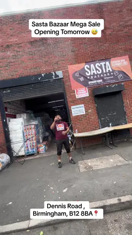 Mega Opening Sale Tomorrow Sasta Bazaar📍 Come Grab Your Bargains Loads More Stock Available 😅 #viral #fyp #sale #nationwide #mayfair #retailstore #savemoney #bulkbuying #glimpse #birmingham #commuinity 