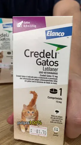 Deixe seu gatinho livre para explorar e se divertir, sem se preocupar com pulguentas indesejadas! 🐈❤️ #gatos #credeligatos #pets #antipulgas #elancopetsbr 