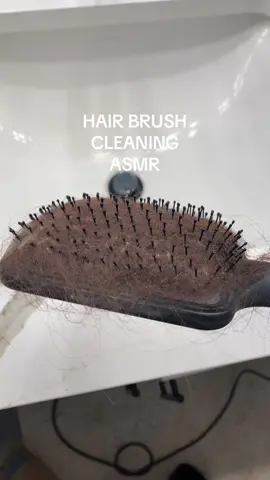 Your daily dose of #ASMR  #hairbrush #cleaning #CleanTok #hairbrushcleaningtutorial #cleaningtiktok #asmrsounds #cleaningasmr💕🧼🧽 #fy #fyp 