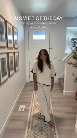 My new fave set! Amazon, so comfy, and TTS, i got a medium ##amazonfit##amazonset##oldmoneyaesthetic##momfit##fitoftheday##amazonclothes##amazonfinds##momoutfits##momoutfitinspo