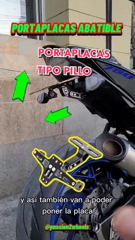 Portaplacas Regulable Universal para moto 🔥 #passion2wheels #ns200 #gsxs750 #portaplacastipopillo #portaplacas #duke200 #colombia #moto 