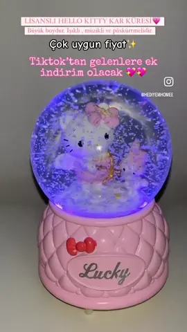 Sınırlı Stok! Kaçırmayın💖 #sevgiliyehediye #kızarkadaşahediye #karküresi #hediyekutusu #hediyefikirleri #hediyeönerileri #indirimliürünler #aşkokuşko #kızlarr #hellokitty 
