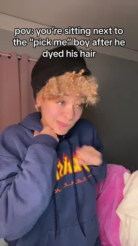 pov: you’re sitting next to the “pick me” boy after he dyed his hair #pov #pickmeboy #kaylinpov 
