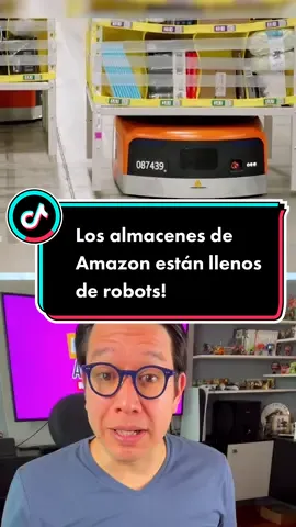 Los almacenes de Amazon están llenos de robots! @Amazon #amazon #robots #almacenes #logistica #diegoquiroz 