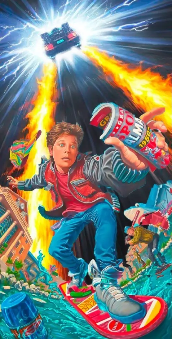 Wallpalpers 🎬🍿 #bttf #bttf2 #backtothefuture #80s #80smusic #time #timetravel #doc #marty #martymcfly #f #fyp #foryou #fypシ #foryoupage 