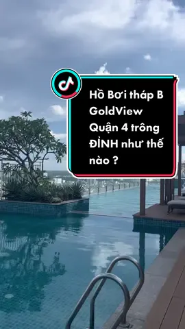 Mình xem chiếc hồ bơi Tháp B The GoldView Quận 4 nha mọi người. Tiện  ích là một trong những thứ rất quan trọng khi mình lựa chọn mua căn hộ phải không ạ ? #canho #goldview #quan4 #hoboi #jenniferthaonguyen #batdongsan #kolbdsvietnam #hochiminh #vietnam 