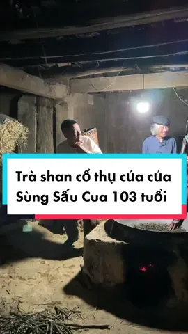 Trà shan cổ thụ của của Sùng Sấu Cua 103 tuổi #TDG #Tamdaoquan #Dang #Chulam #ATua #Tradao #Tra #Shantuyet #tpong #theanh28 