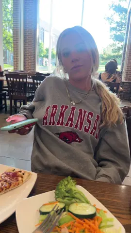 First time eating in the dining hall!