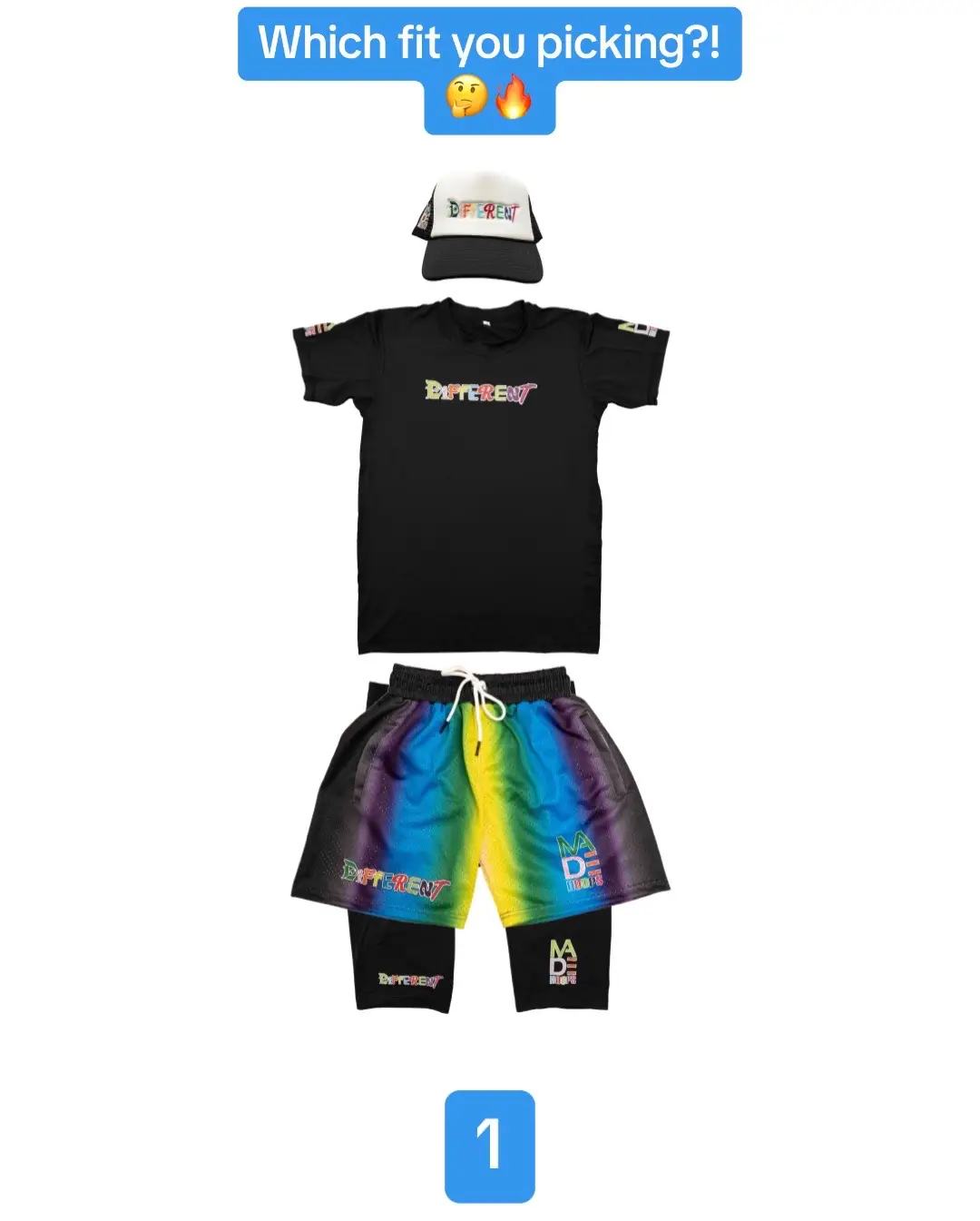 Which fit you rocking?! 🤔🔥 #fit #madehoops #basketball #OOTD #outfit 