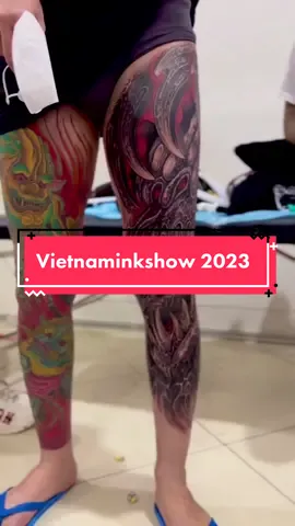Hình xăm được thực hiện 2 ngày trong vòng 16 tiếng và đạt giải nhì tại cuộc khi Vietnaminkshow 2023 hạng mục Best Collab #baole #tattoo #tiktok 