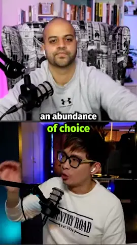 Too much choice has led us to value more materialistic things over actual experiences and connection with the people around us. What do you think?