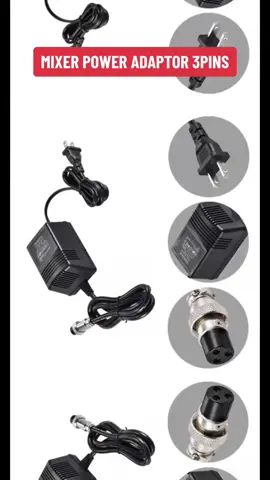 MIXER POWER ADAPTOR 3PINS