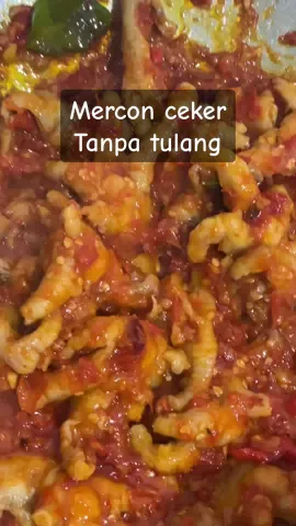 Mercon ceker tanpa tulang,siap di pesan ya  #penjualsambal #ikisambelku 