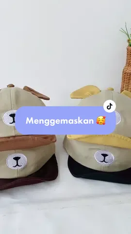 Gaya yang menggemaskan dan kenyamanan dalam satu pake. Topi Pet Bear Telinga 🥰 #topianak #FashionAnak #topianaklakilaki #topianakperempuan #jocoproduction #jocoproductions #topisni #topipremium #TikTokPromote