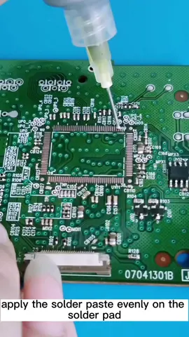 solder paste---Have you ever replaced components and repaired products like this?