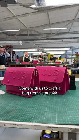 And this is how we create your favorite bag ✂️🪡 #BehindTheLines #TOUS #TOUSbag #sewingtiktok #fashiontiktok #designerbag #design #fyp 
