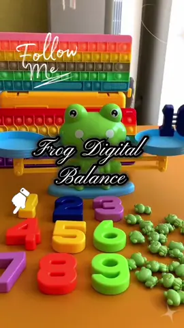 Frog Digital Balance Educational Math Scale toys#goodthings #foryou #toyforkids #tiktoktoys #fun #toys #game 