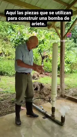Bomba de agua sin electricidad #Yachana es #unlugarparaaprender 