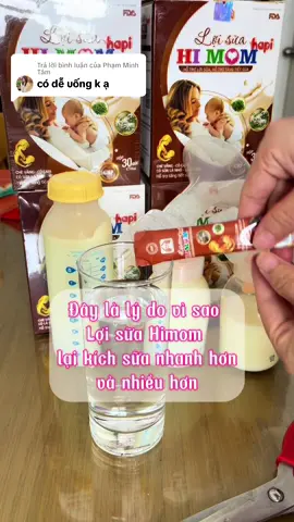 Trả lời @Phạm Minh Tâm Thảo dược lợi sữa này vừa thơm vừa dễ uống lắm bạn nha #xuhuong #mebimsua #nuoiconsuame #loisuahimom #gianthuy #loisuasausinh 