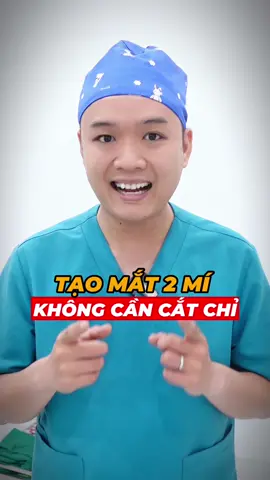 Tạo mắt 2 mí không cần cắt chỉ #bacsithinhcatmi #bacsithinhdanang #bacsithinhchuyencatmi 