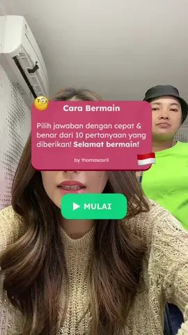Assiikkkk seru nih 😍✌🏻 maapin klw salah hehehheeeee seru