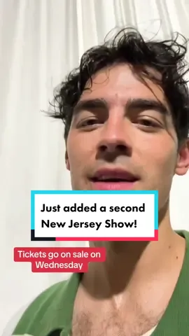🗣️ JERSEEEEYYYYY!! We’ve just added a second night at the Prudential Center on December 7th! Tickets go onsale this Wednesday at jonasbrothers.com