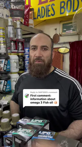 Replying to @SAIF1000 Information about omega 3 Fish oil ❤️ #mrkpkyaseen #certified #trainer #bodybuilder 