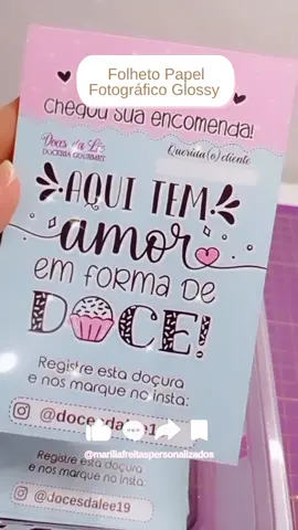 Folheto Agradecimento ao Cliente Confeitaria 🥰 #folhetos #papelaria #papelariaonline #papelariapersonalizadacomamor #papelariapersonalizada #personalizandocomamor #confeitaria #mimosparaosclientes #empreendedorismo #empreendedorismocriativo #maeempreendedora #fyyyyyyyyyyyyyyyy #viralllllll 