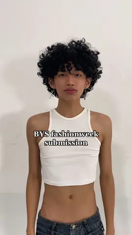imagine a non-binary curly model walking for #bysfashionweek2023 #bysfw2023 