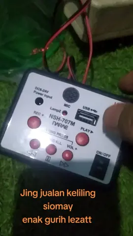 alat Pengeras Suara untuk jualan keliling siomay #amanahelektronika 