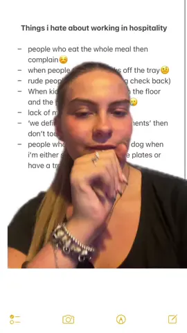 things i hate about working in hospitality🥲 shall i do a part 2 of things i like about working in hospitality? #hospitality #work 