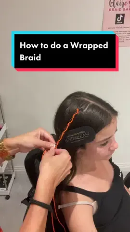 How to start a Wrapped Braid #braids #braid #braidtutorial #braidvideo #hairtok #fyp #viral 