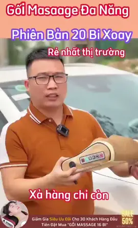 Gối massage hồng ngoại hỗ trợ sức khỏe gia đình bạn sale 50% ngay hôm nay #thethao #dulich #chaybo #giadinh #giadungthongminh #suckhoe #chame #quehuong 