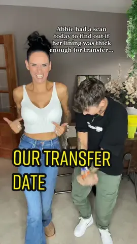 We got our transfer date 🤞❤️🙌#ivf #ivfjourney #excited #nervous #couples