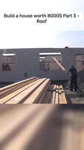 Build a house worth 8000$ Part 3 -Roof #builder  #building  #builder  #buildingahouse  #cabin
