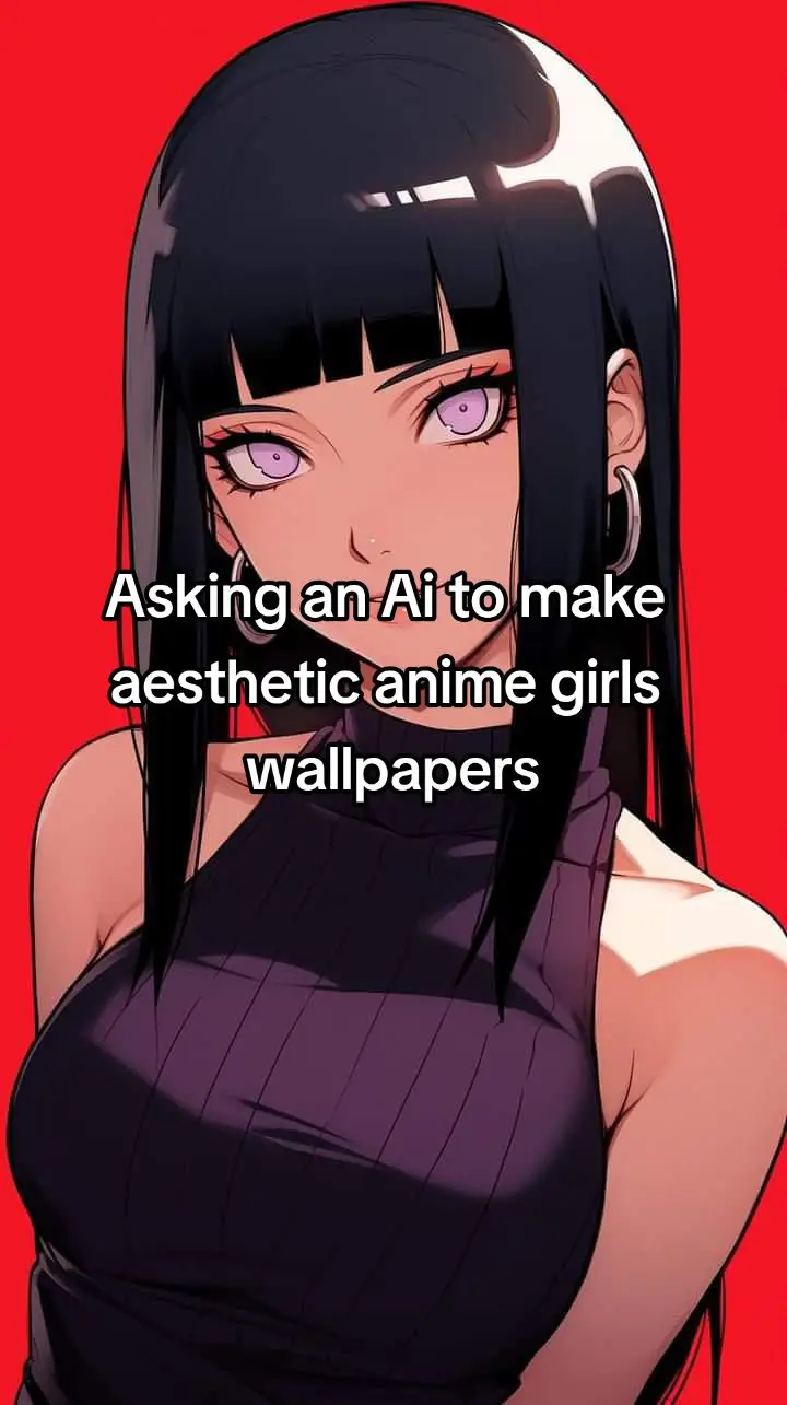 Asking an Ai to make aesthetic anime girls wallpapers #askingai #aiartist #anime 