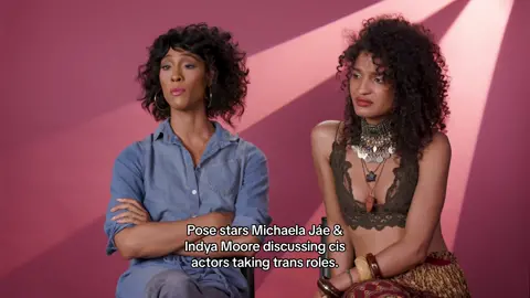 Pose Fx stars MJ Rodriguez & Indya Moore discuss cis actors taking on trans roles 🏳️‍⚧️  #mjrodriguez #indyamoore #pose #transsexual #transgender #trans #fyp #foryou #actors #actress #posefx #ballroom #transwomen #transgirl #🏳️‍⚧️ #lgbt #lgbtq #transandproud #transwoman #transcommunity #transawareness #transwomenarewomen #viral #translivesmatter 