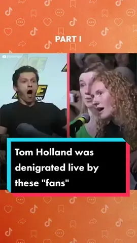 #TomHolland was denigrated live by these #fans #spiderman #anthonymackie #falcon 