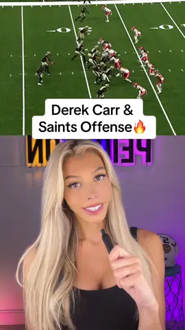 Derek Carr & Saints Offense look smooth #nfl #saints #fyp #foryou 