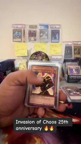 #yugioh #yugiohtiktok #yugiohcards #yugiohcommunity #yugiohtcg #25thanniversary #invasionofchaos #blacklustersoldierenvoyofthebeginning #chaosemperordragonenvoyoftheend 