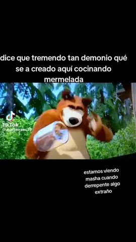 #demonio #masha perturbadora #masha y el oso 