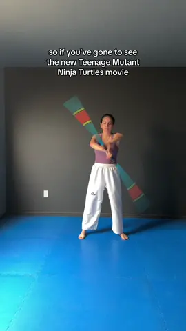 Pretty sure I should add this back on my weekly training workouts 🥷🔥  Have you ever learned how to use a bo staff? #sportkarate #taekwondo #blackbelt #tmnt #martialarts #bostaff #femalemartialartist